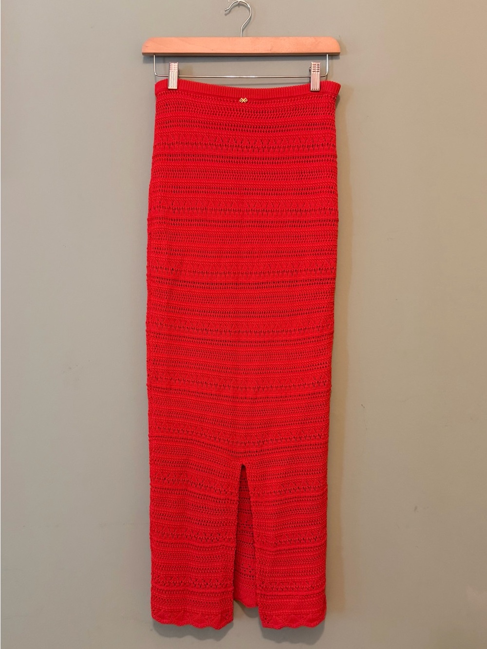PQ Swim Crochet Long Skirt in Passion Women's size XS/S NWT - Picture 5 of 7